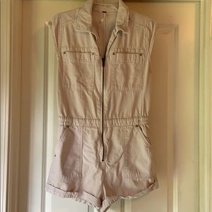 Free People Cap Sleeve Romper